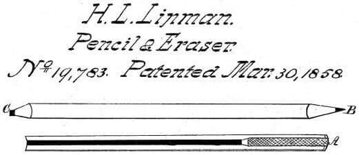 Patent Analysis Pencil with eraser