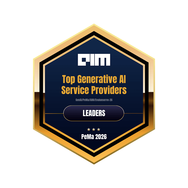 AIM GenAI Service Providers 2026 - Evalueserve badge